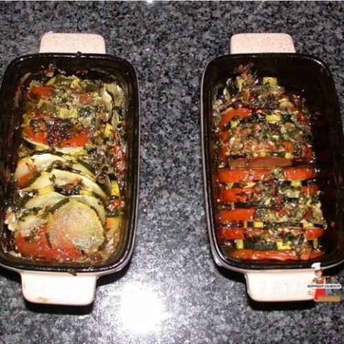 Gratins Tomates Courgettes