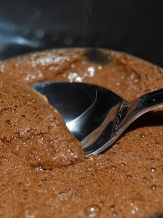 Mousse chocolat caramel