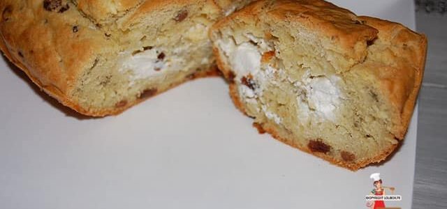 Cake Chèvre Raisin
