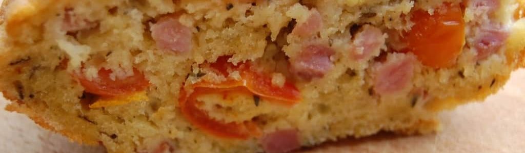 Cake Tomates cerise - Dés de jambon