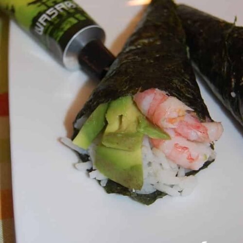 Temaki Avocat Crevette