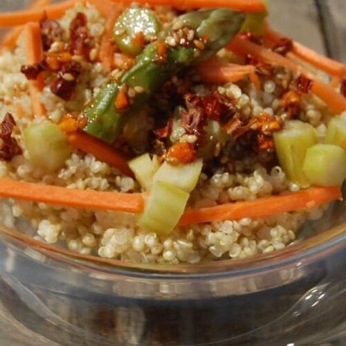 Salade de quinoa aux légumes