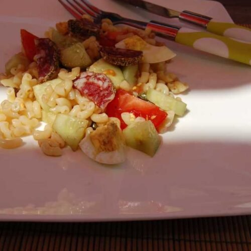 Coquillettes en salade