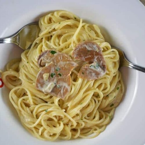 Spaghetti aux cèpes