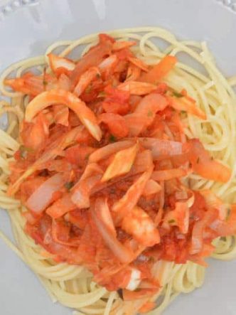 Capellini sauce fenouil & tomate