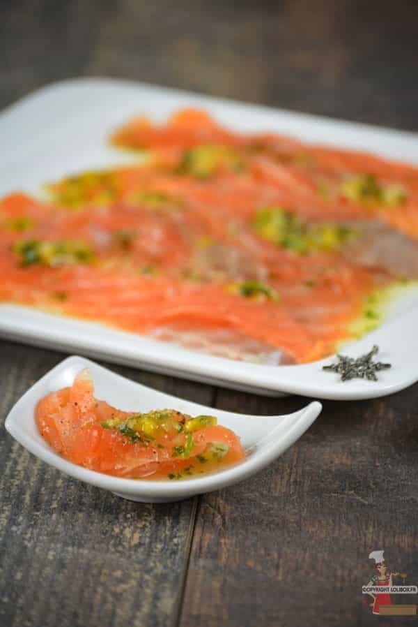 Carpaccio De Saumon A L Orange Passion Lolibox Recettes De Cuisine