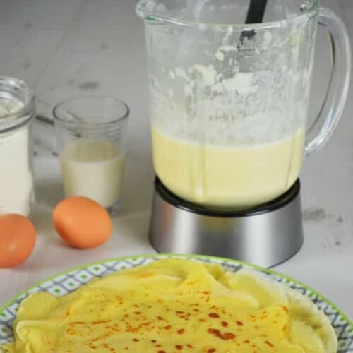 Recette Pâte à crêpes express au blender