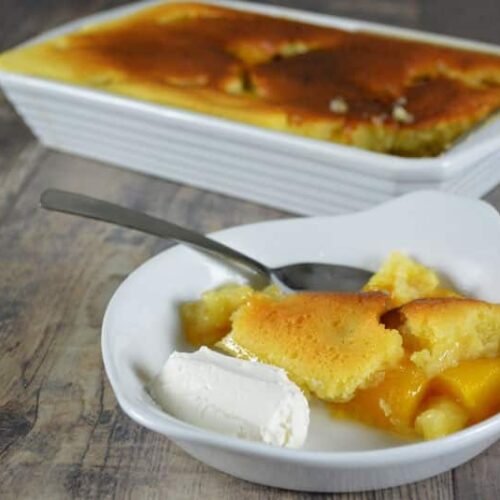 Cobbler aux pêches