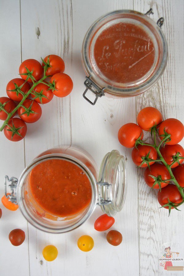 Sauce aux tomates cerises à l'omnicuiseur