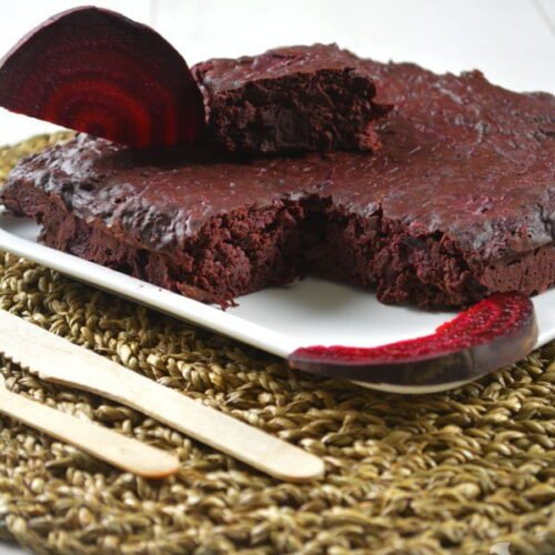 Brownie au chocolat et à la betterave