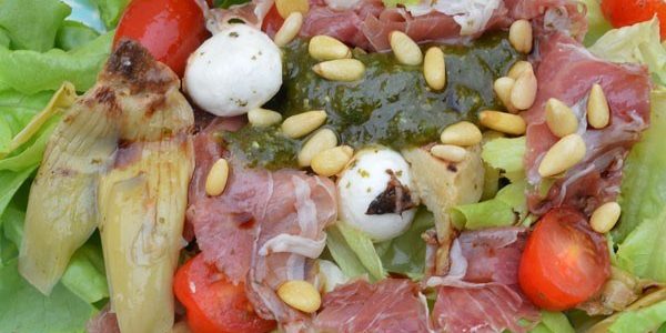 Salade italienne au jambon de Parme
