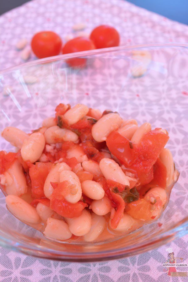Haricots blancs à la tomate