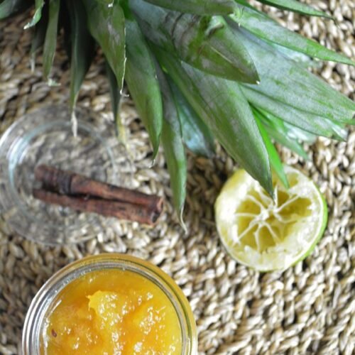 Recette simple de la Confiture à l'Ananas et Mangue