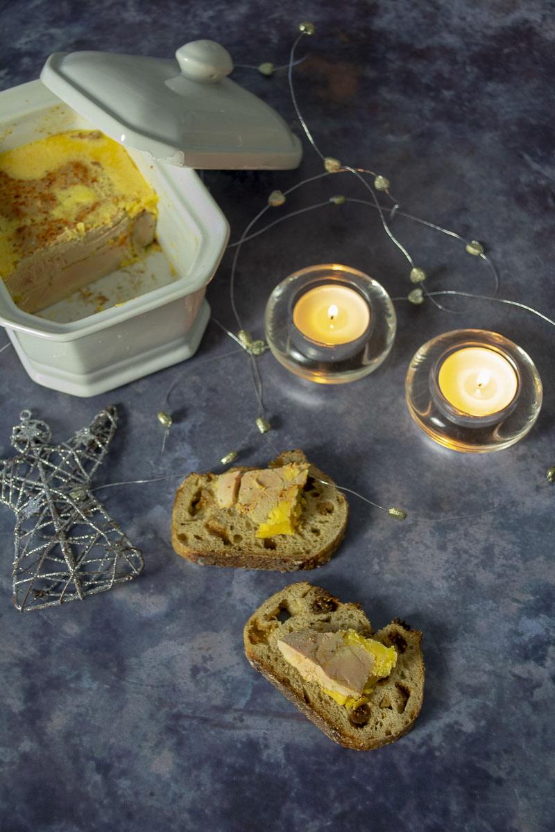Receta de Foie gras con pimiento de Espelette y Coñac