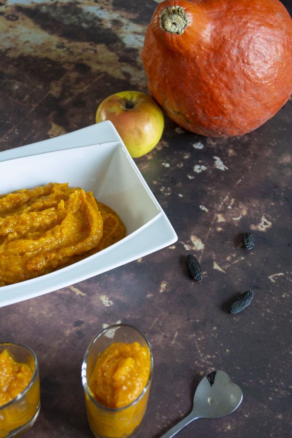 Dessert d'automne : la compote à base de pommes et de potimarron