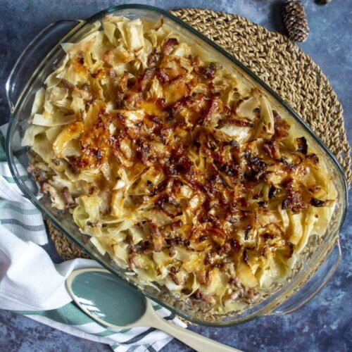 Gratin de chou blanc au comté