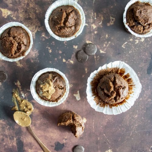Muffin chocolat à la farine de seigle