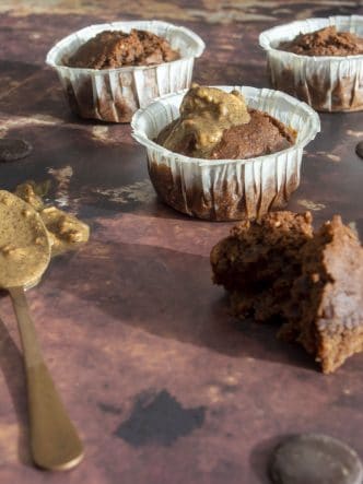 Muffin chocolat à la farine de seigle