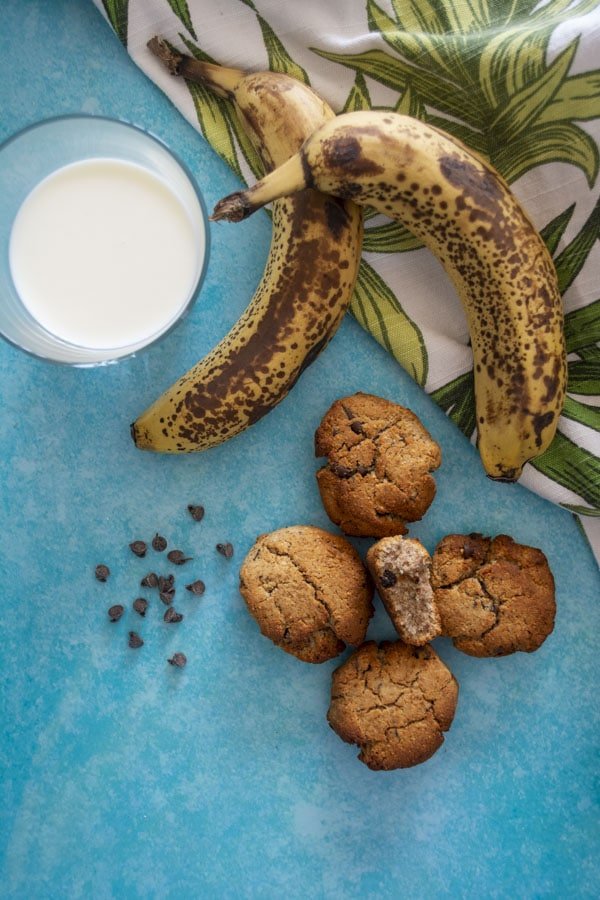 Cookies à la banane et noix de cococ
