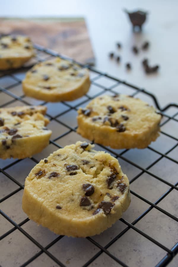 Chocolate chips shortbread