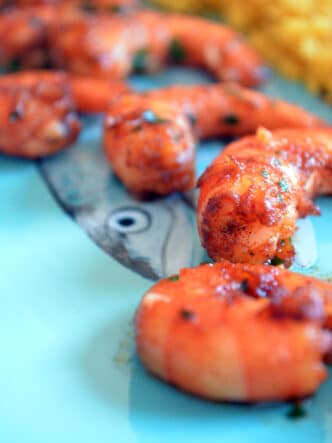 Crevettes marinées au paprika à l'airfryer
