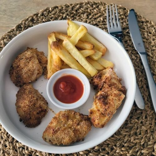 Nuggets de poulet à l'air fryer